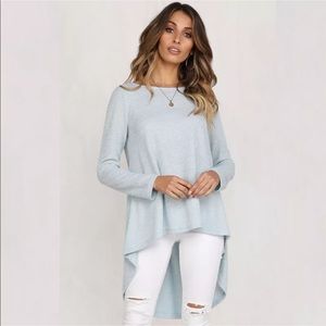 Hi Lo Tunic Micro Knit Thermal Top